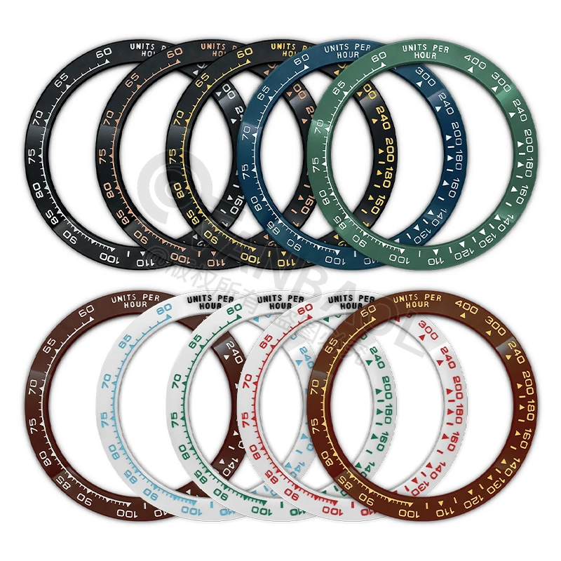 ROEB 39.3mm*31.5mm Day-tona white Ceramic Watch Bezel Inlaid Bezel Insert Watch Case Replacement Accessories Parts