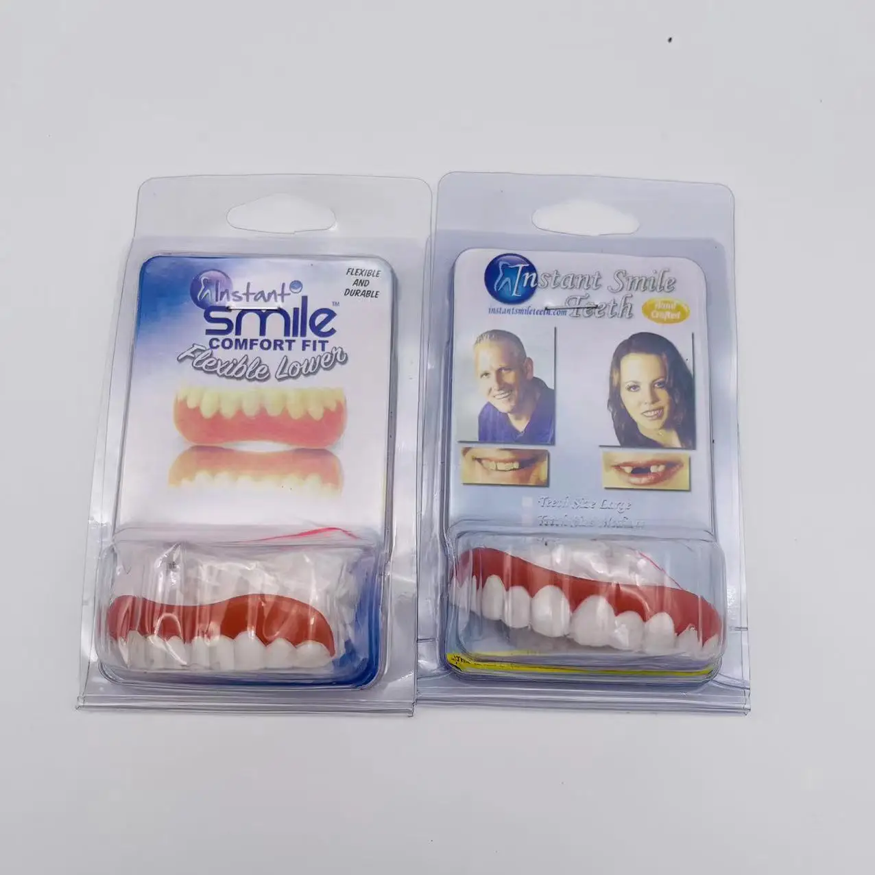 The 4 generation Silicone decorative denture paste for men and women with decorative braces for silicone teeth snapon smile