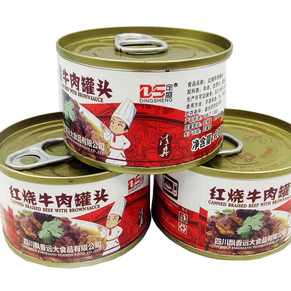 100g Canned stewed beef