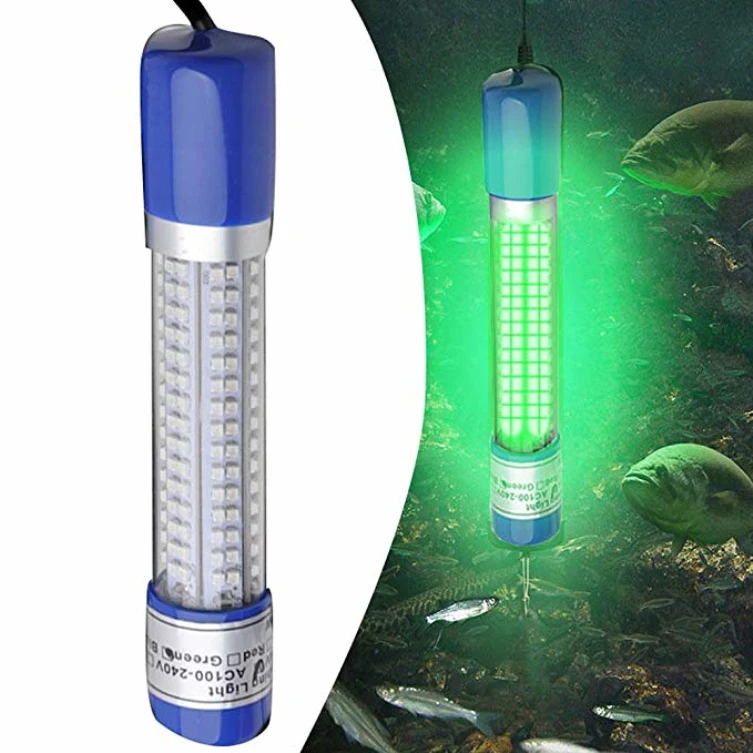 Fishing Lights Underwater Catching Fish Lamp Gathering Gadus Trawler Tuna Octopus Hairtail Green Lighting 50W 100W