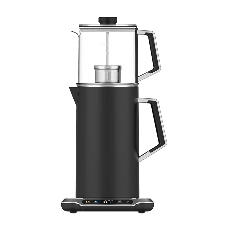 Hotsy 2.7L Home Appliances Turkish Tea Maker Glass Samovar Portable Modern Electric Kettle Tray Coffee And Tea Maker Machine