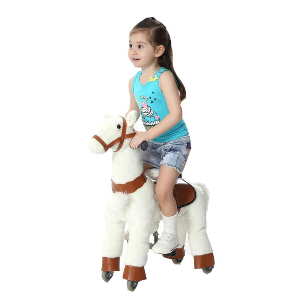 Mechanical ride on unicorn toys plush unicorn and ride on horse toys horse series can ride like a real horse
