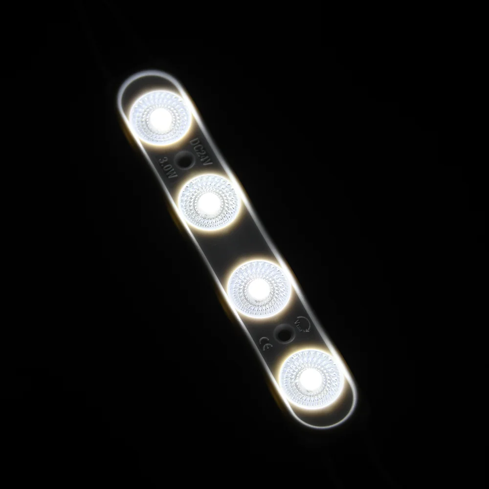 Заводская розетка DC12V/24V высокомощный светодиодный модуль Smd 2835 4 светодиодных модуля для освещения рекламы и подсветки