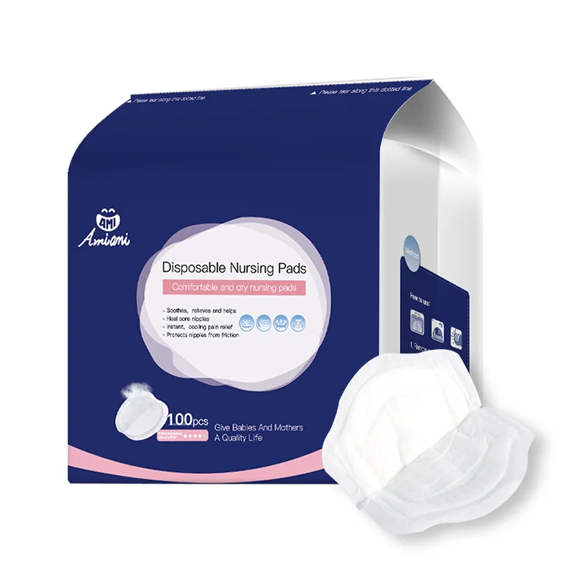 
Amiami Free sample disposable breast pads high quality lansinoh disposable nursing pads 