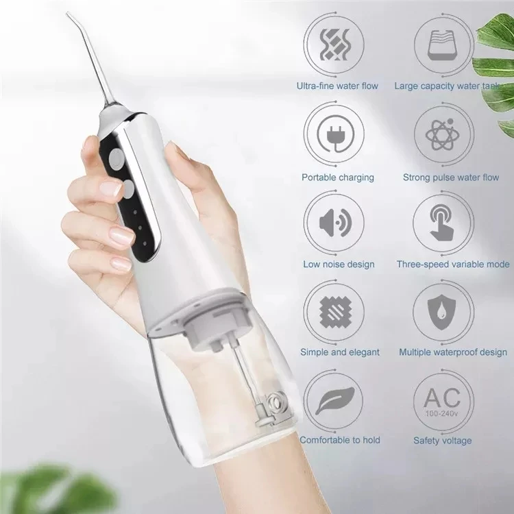 Popular Water Oral Irrigator Cordless Water Flosser Three Speed Variable Mode Dental Irrigator For Teeth