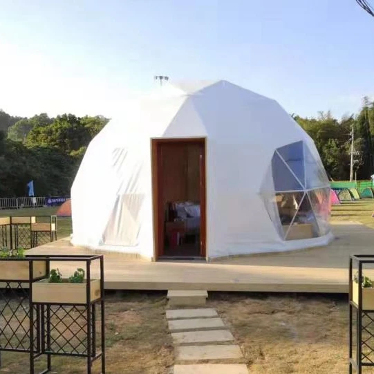 Экономичный геодезический купол для кемпинга Igloo стеклянный дом палатка