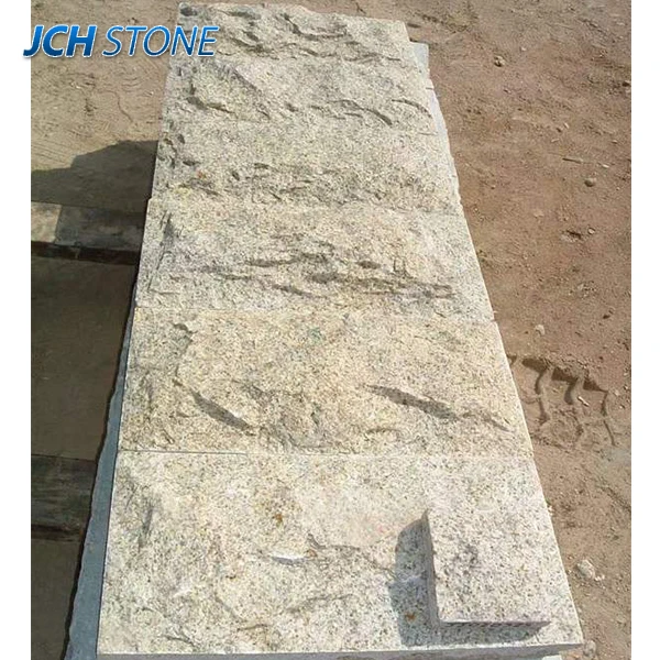 G682 rust granite tiles wall facade cladding mushroom stone