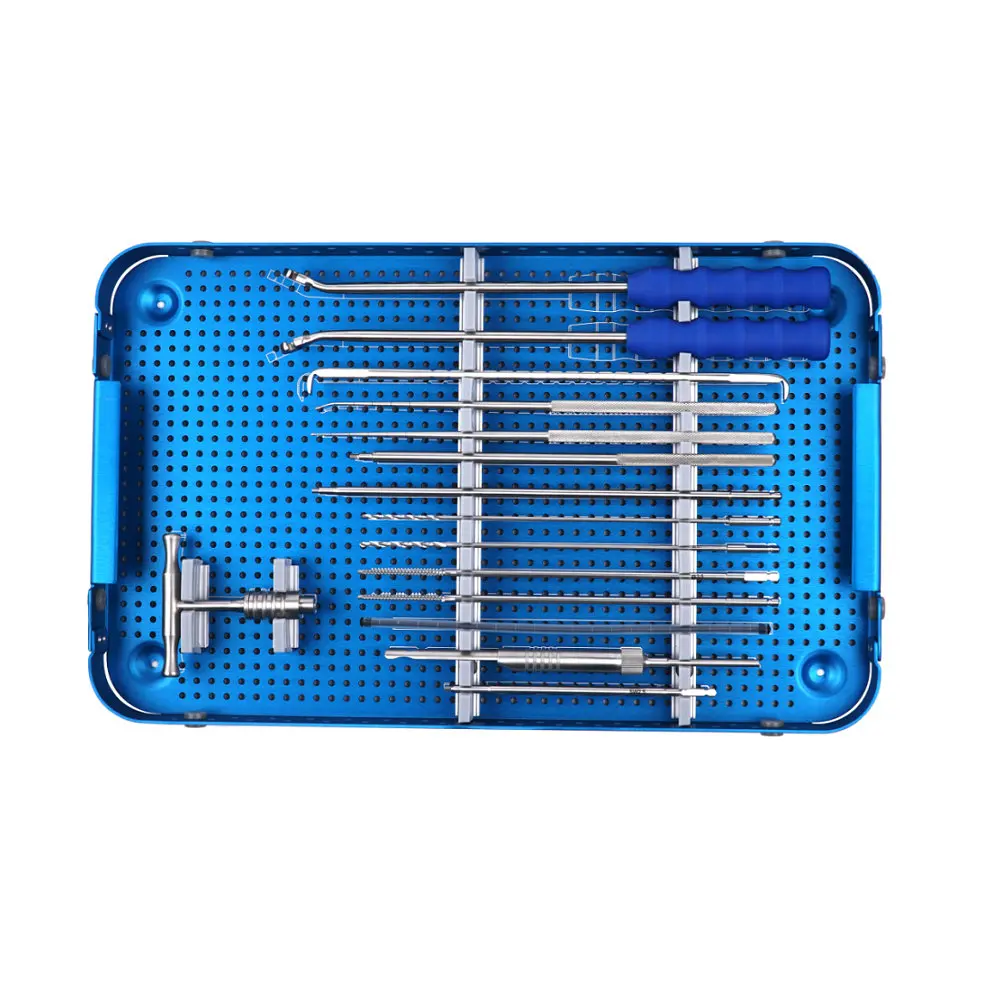 Spinal occipitocervical fusion surgery spine system orthopedic surgical instruments set