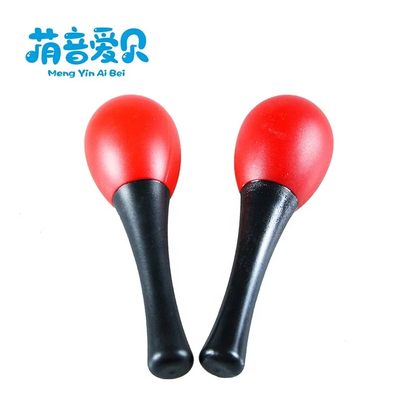 wholesale little plastic maracas musical instrument with good quality