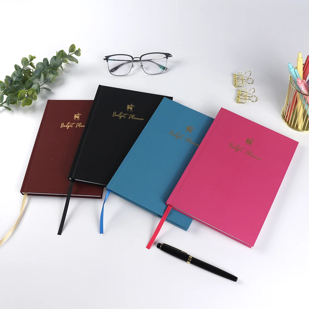 2025  Manufacturer Custom journal notebook A5 hot foil stamping hardcover printing book services