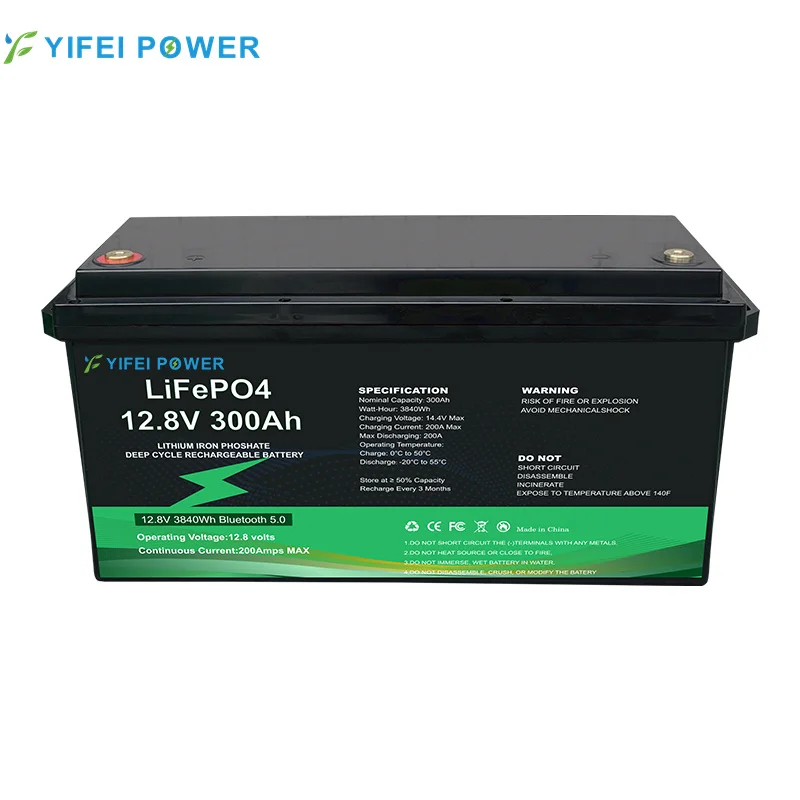 Морские батареи LiFePo4 батарея 12 В 50Ah 100Ah 200AH 400Ah bluetooth IP65 водонепроницаемая перезаряжаемая солнечная с глубоким циклом