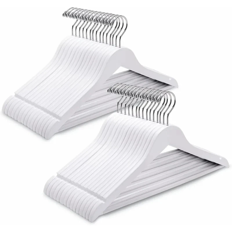 Factory Custom Classic Wooden Hangers Clothes Specialty Stores Display Cheap Wooden Hanger For Clothes