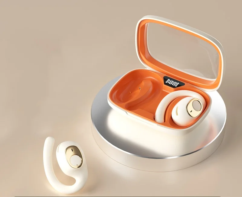 Wireless Earbuds Open-Ear Sports Headphones X5 TWS Earbuds Transparent Case Earbuds Colorful Light TWS Sports Wireless Earphone