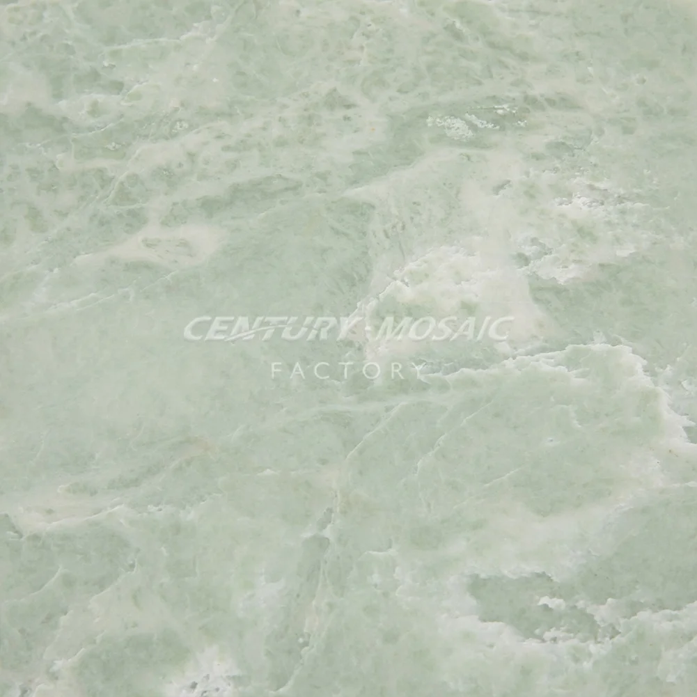 Century Mosaic Natural Stone Mint Green Marble Tile Wall Tiles Green Color Wall Floor