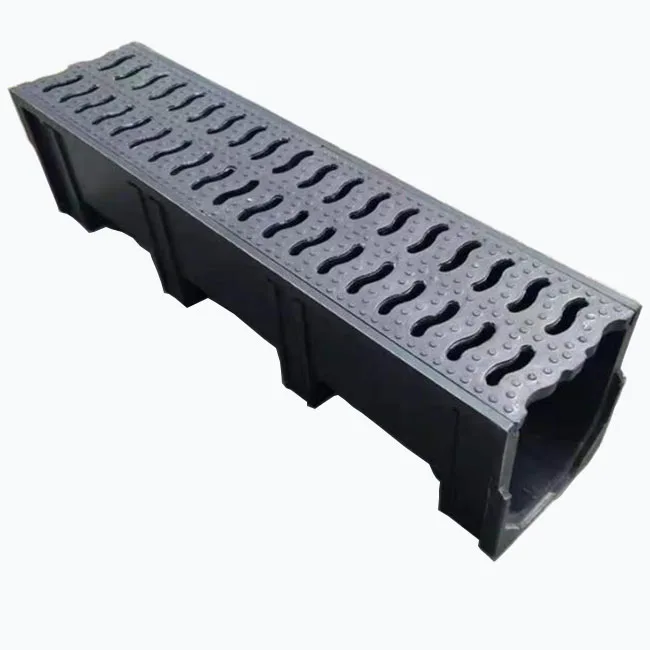 Precast Polymer Concrete U Shaped Drainage Ditch Linear Trench Drain Channel