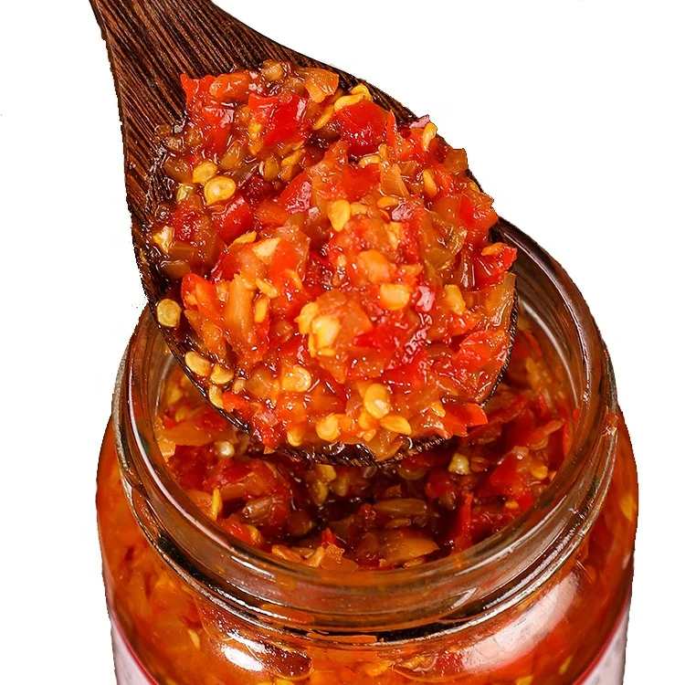 China high quality pickles chilli paste pickled pepper is a good spicy food for add menu