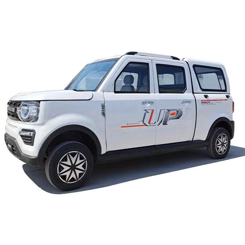 new double row electric mini pickup truck closed cargo box 4x4 mini pickup 4-wheel household ev truck electric car