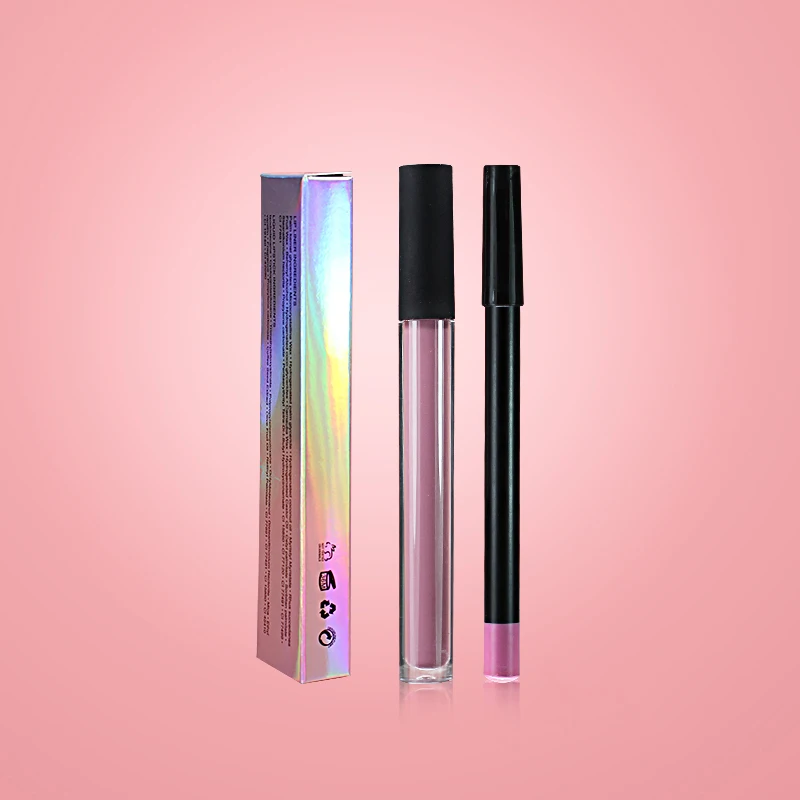 
vegan lip kit makeup lip liner and lipstick matte 21 colors waterproof no logo 