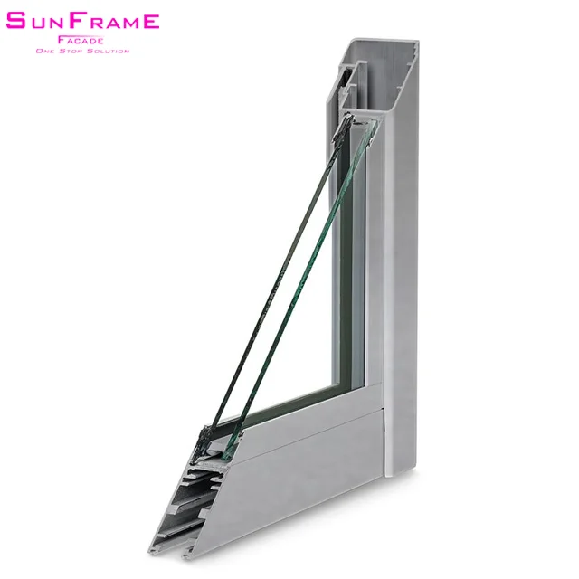 Latest design windows and doors China supplier sliding price of aluminium sliding windows
