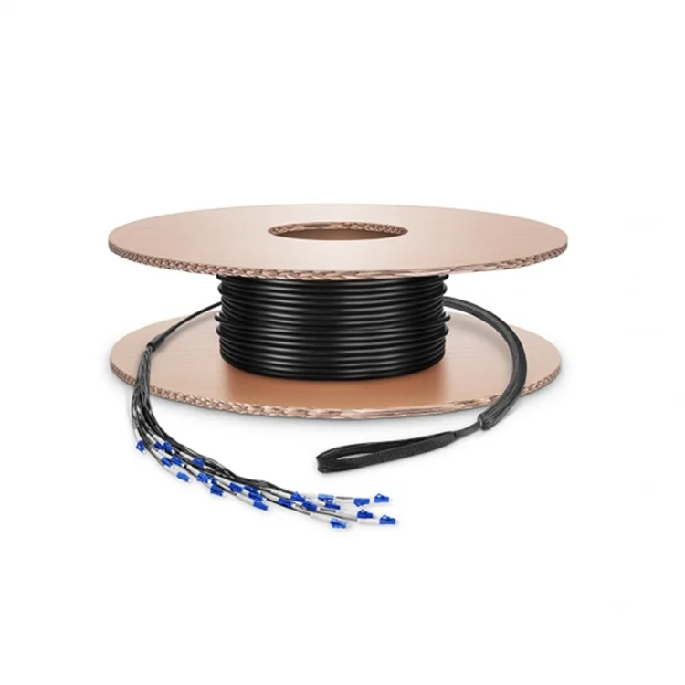 1-24 Fibers OS2 Single Mode Military-Grade Armored Fiber Optic Patch Cable