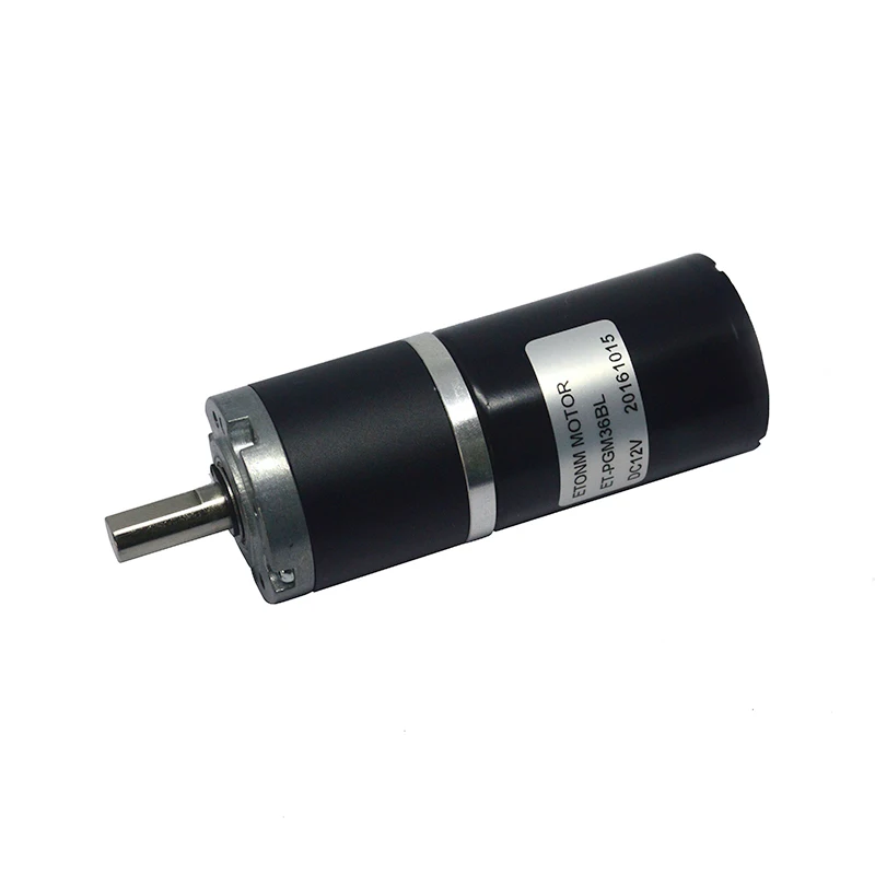 Small geared BLDC 12v brushless dc motor with Planetary Gearbox 5Nm