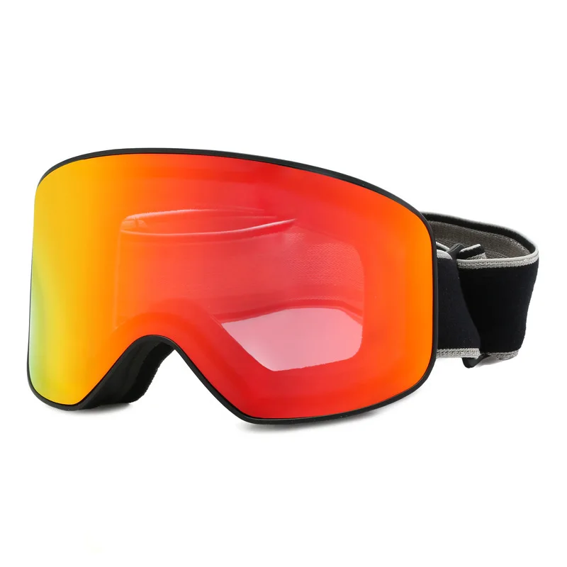 Rimless Ski Glasses Interchangeable Lens sunglass Anti-Fog UV400 Men Women Snowmobile Ski Googles