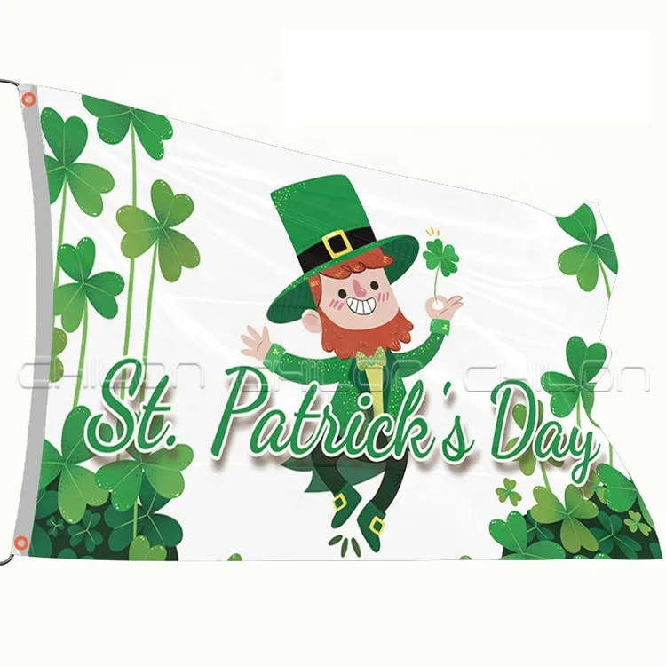 custom printed logo high quality custom flags for outdoor activities
