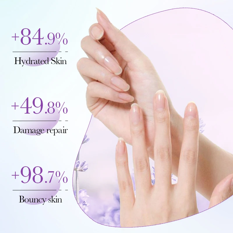 Lavender Whitening Moisturizing Organic Nourishing Hand Mask Gloves Private Label Hand Sheet Mask Custom Wholesale Natural