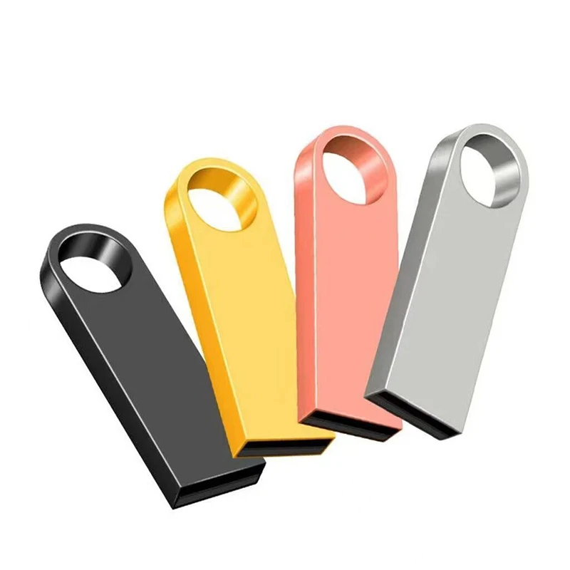wholesale custom logo USB flash Drive 32GB 16GB 8GB 4GB Metal Pen Drive Pendrive 16 8 GB USB Flash Memory personalized USB Stick