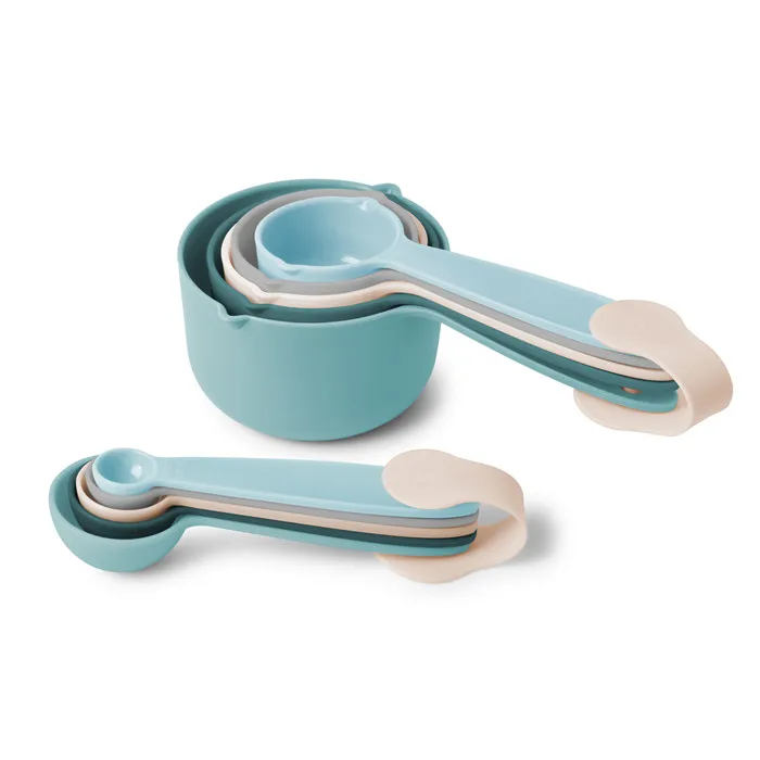WFG-072A  Professional plastic material  kitchen   5 piece  measuring  spoons set