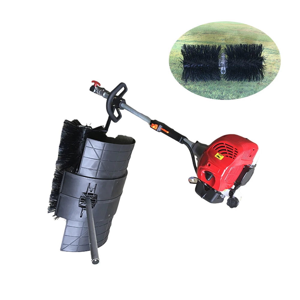 Petrol engine Nylon brush Portable lawn sweeper Working width 550 mm Effective sweeping and maintenance of artificial turf