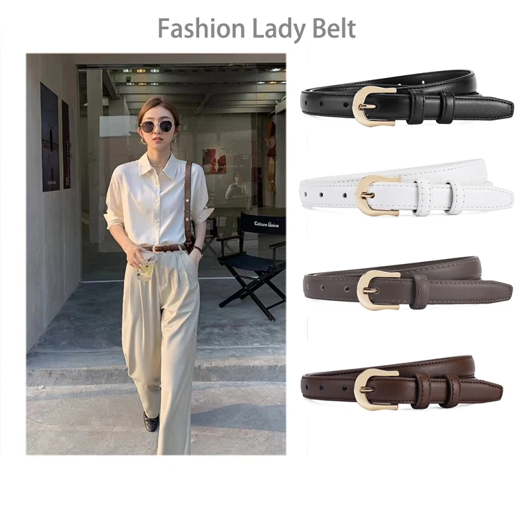 Arrival Fashion Jeans Dress Pants Girls Belt  High Quality New Skinny Belt PU Leather Belt