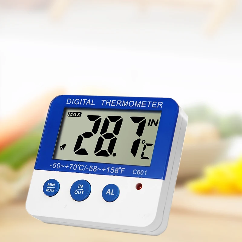 Hot Sell Digital Mini LCD Display Manual Car Fridge Thermometer Freezer Temperature