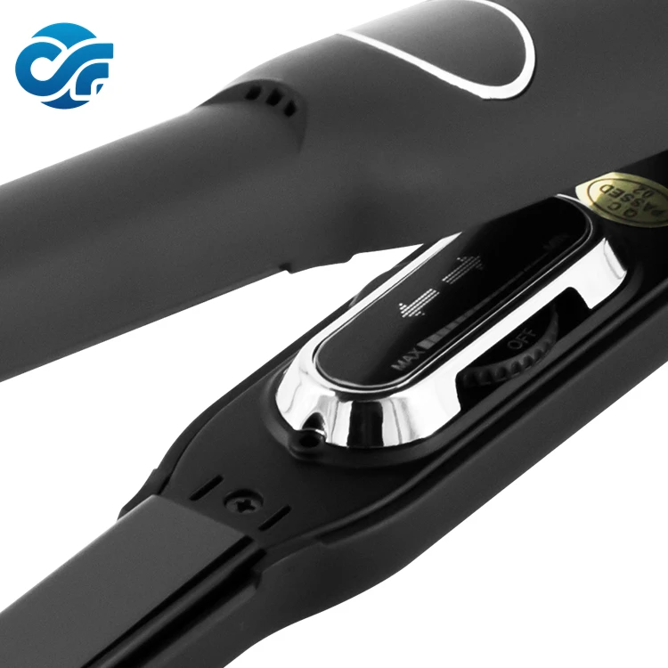 2 in 1 Travel Hair Straighteners  Black Titanium Flat Irons Mini Inch Pencil Flat Iron  Short Hair comb straightener