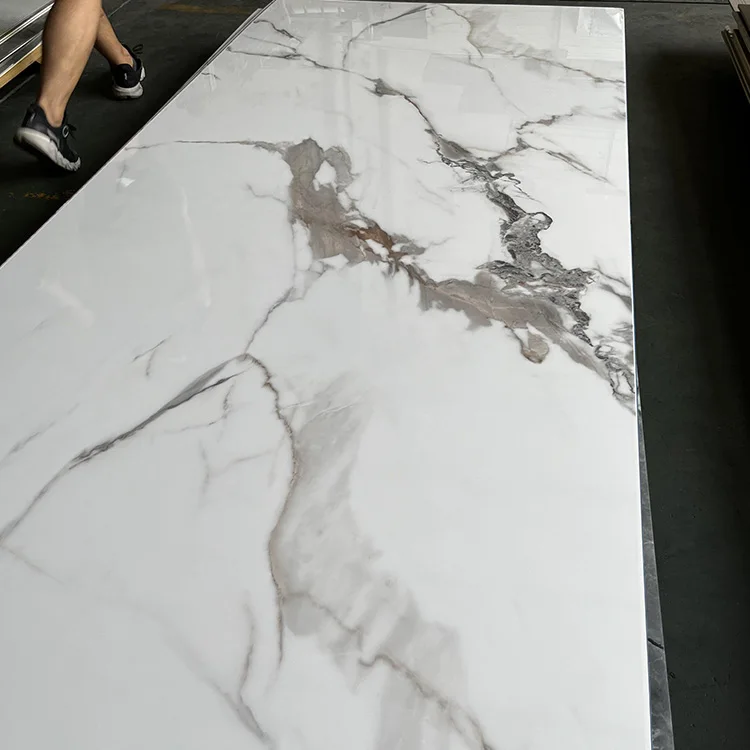 Decorative Background Marble Bamboo Charcoal Wood Veneer