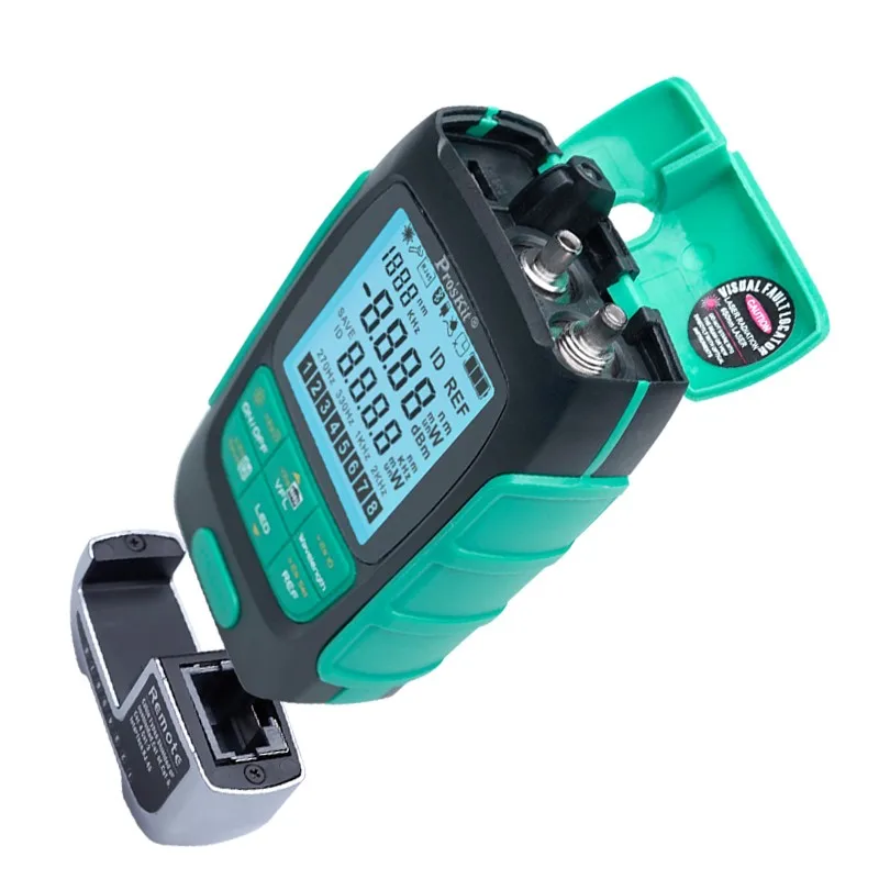 Proskit MT-7615 MT-7616 4in1 Li-Lion Battery Optical Power Meter Visual Fault Locator Network Cable Tester VFL