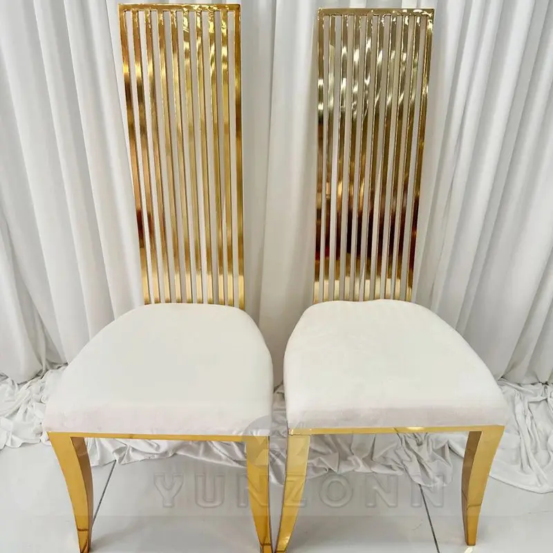 Luxury Modern Aria Dining Chairs PU Leather with Steel Frame for Banquets and Home Use for Weddings and Apartments