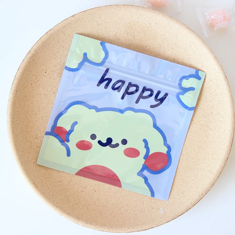 Custom Logo Ziplock Bag Organizer Storage Clear Plastic Portable Mini Plastic Ziplock Bag Reclosable