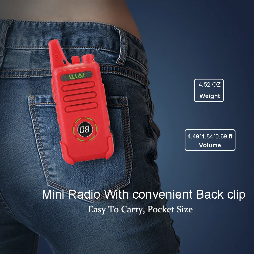 Wln Ptt Kd-c1 Plus Uhf 400-470  Two Way Radio Handy Commercial  Communications Wireless Intercom Chile Home Use Walkie Talkie