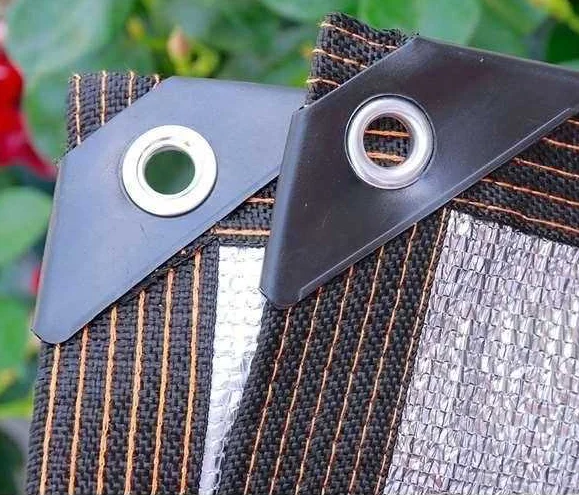 
Hot selling 6.5*6.5ft 75% Sunblock Shade Sails Net Reflective Knitted Aluminet Sun Shade Cloth 