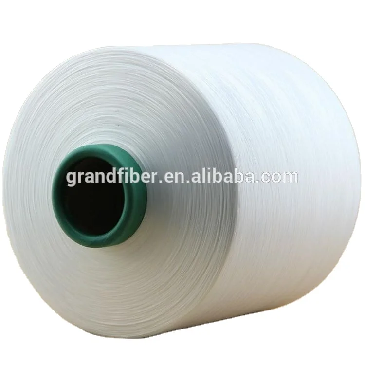 Переработанная GRS полиэфирная DTY 75D/144F холодная сухая полиэфирная Влагоотводящая пряжа для вязания крючком