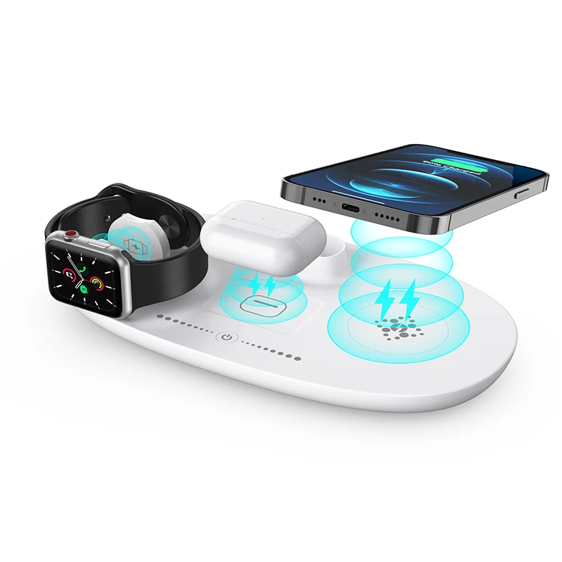 Fast Wireless Charger Desk Lamp For Mobile Phone Watch Led Desk Lamp With Wireless Charger