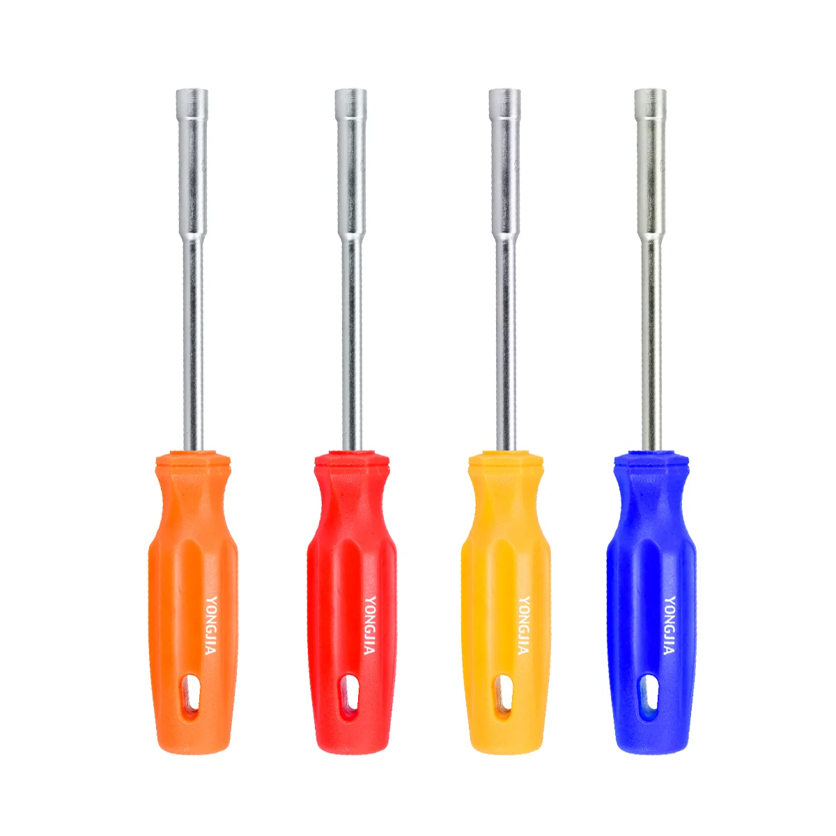 Hollow shaft nut socket plastic PP handle Hexagonal Nut driver screwdriver tools for hex head Screwdriver