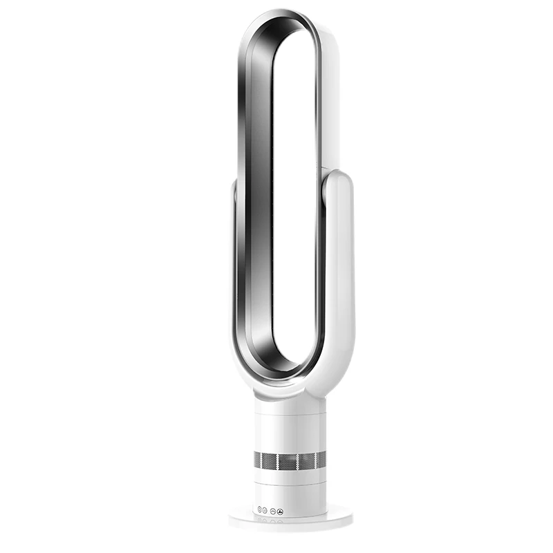 Office and Home Air Circulation Floor Standing Silent Mobile Remote Control Bladeless Tower Fan