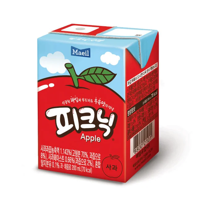 Low price wholesale Korea makes high-quality apple juice vitamin concentrate juice organic fruit drink