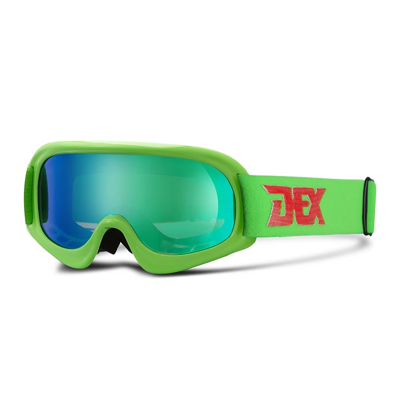 Fashion children moto bike goggles kids blue green motocross sport motorcycle goggles