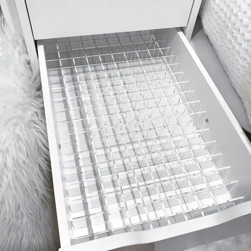 Custom Clear Drawer Divider Acrylic Tray Divider For Different Drawer