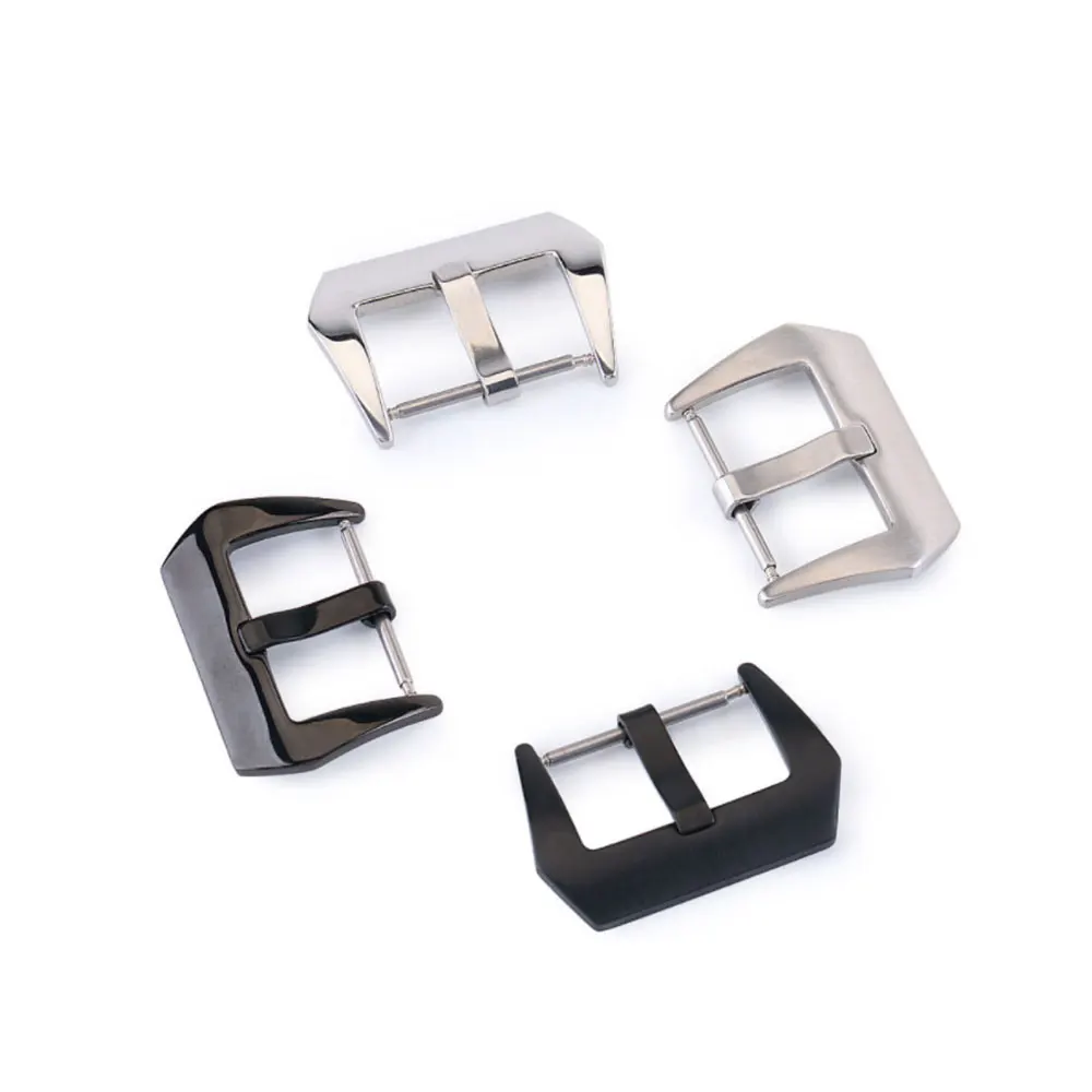 16mm 18mm 20mm 24 mm adjustable metal clasp watch band leather deployment watch clasp parts