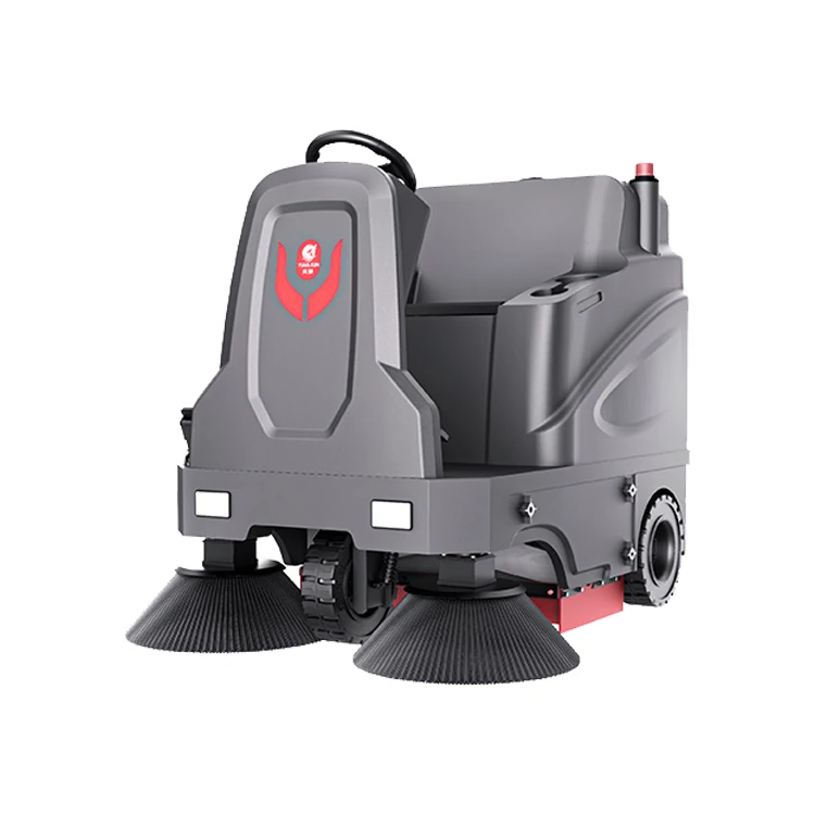 CleanHorse M1 metal low price street cleaning car electric sit-down outdoor floor sweeper cleaning machine
