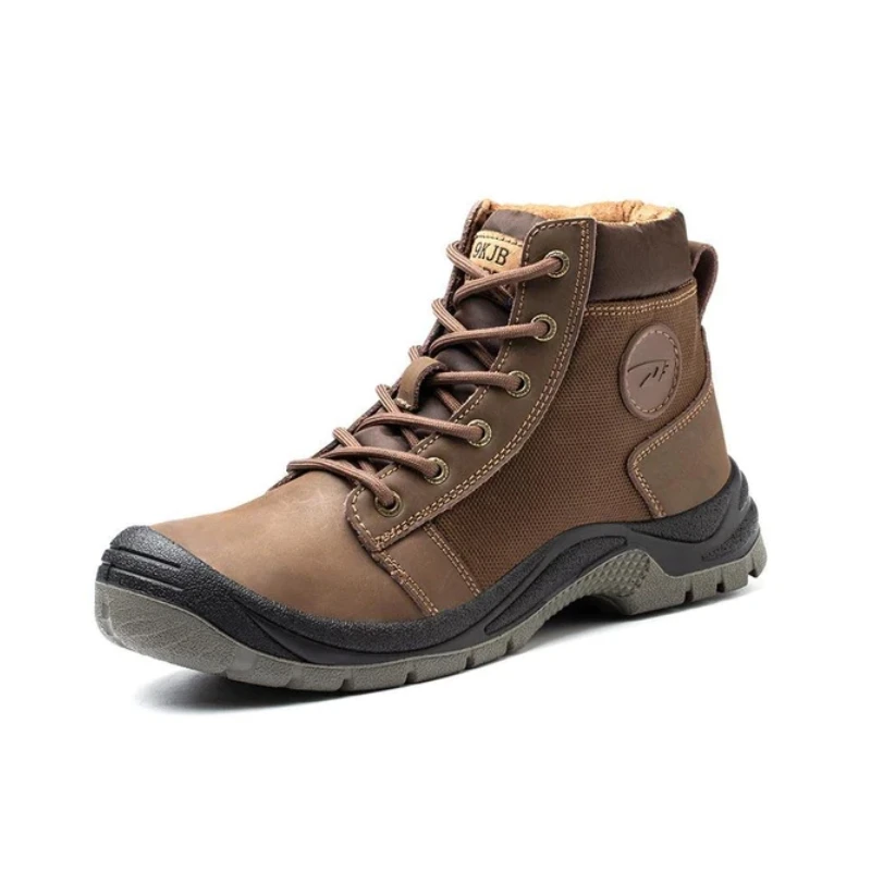WEJUMP Classic nubuck leather BSI CE SBP standard steel plate safety australian boots men Safety Shoes